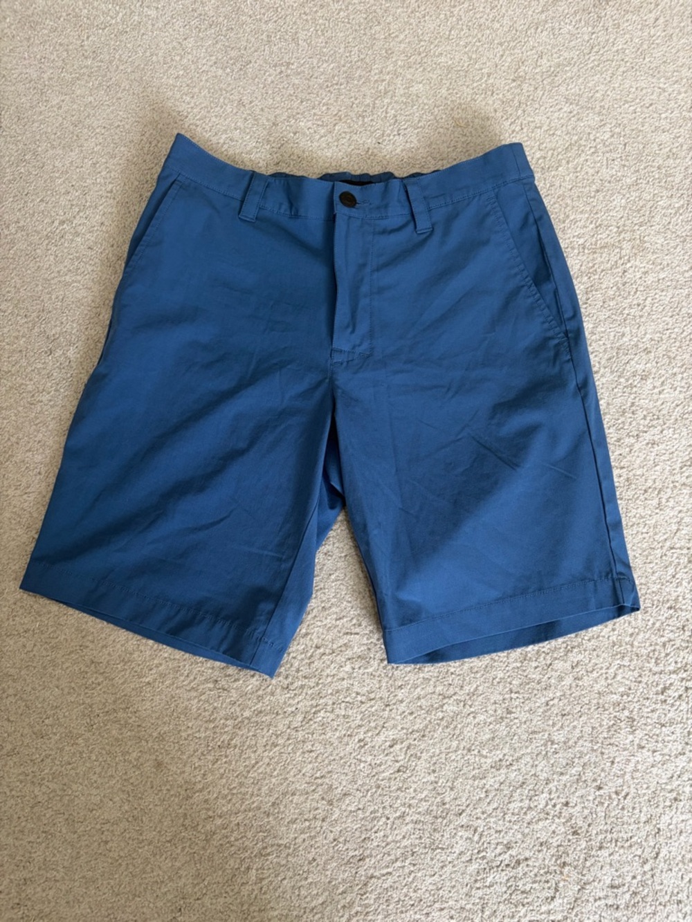 NEW Banana Republic Men's Shorts, Size 32 Royal Blur Flat-Front Shorts, Pockets